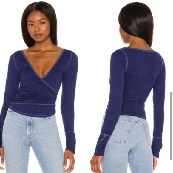 Free People Penny Top in Ink Combo - Picture 13 of 15